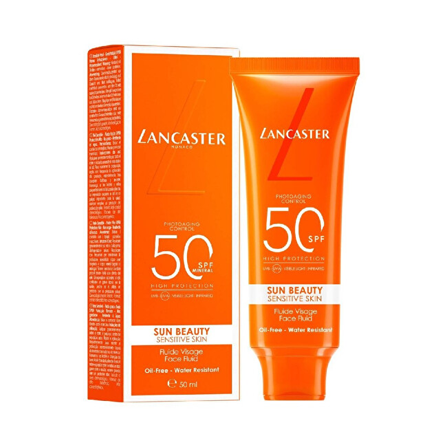 Lancaster Ochranný fluid SPF 50 Sun Sensi tiv e (Oil-free Milky Fluid) 50 ml