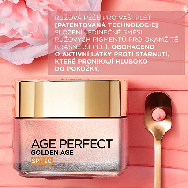 L'Oréal Paris  Denní krém SPF 20 Age Perfect Golged Age Rosy Re-Fortifying 50 ml