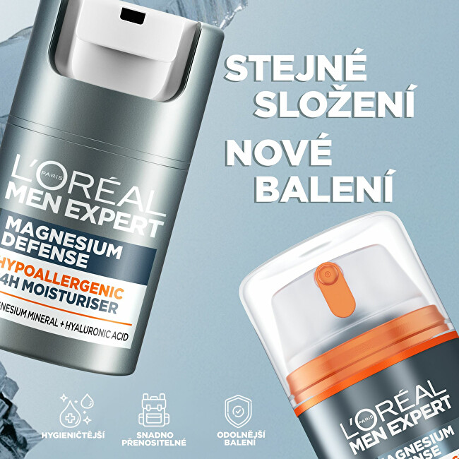 Denní pleťový krém Men Expert Magnesium Defense (Moisturiser) 50 ml