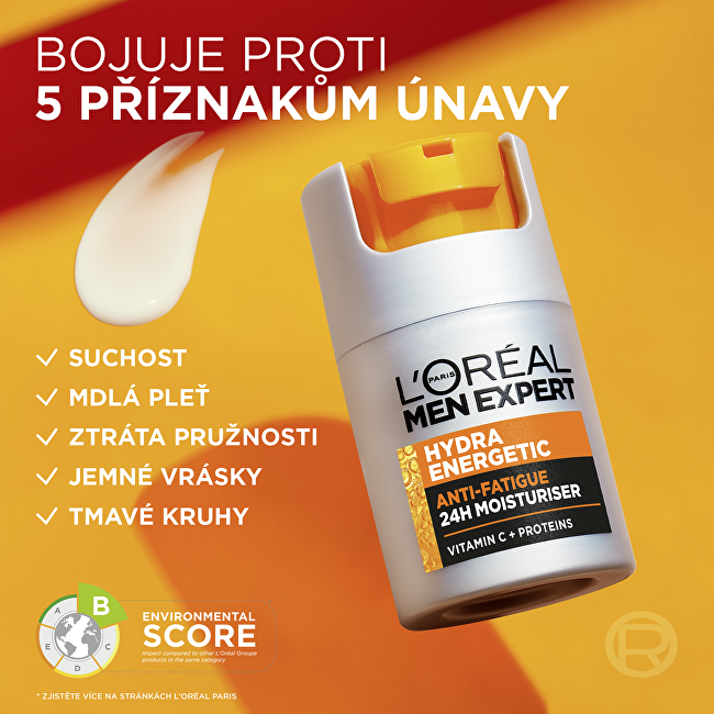 Hydratační krém proti známkám únavy pro muže Hydra Energetic 50 ml