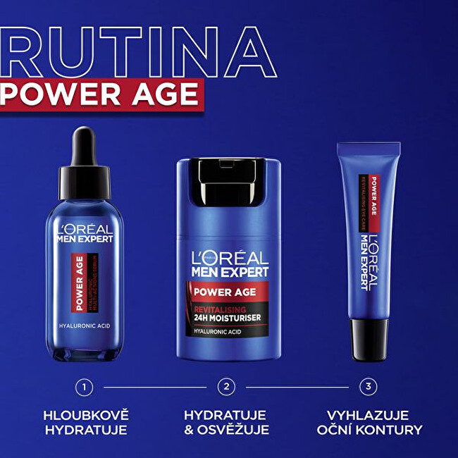 Revitalizační 24h hydratační krém Men Expert Power Age (Revitalising 24H Moisturiser) 50 ml