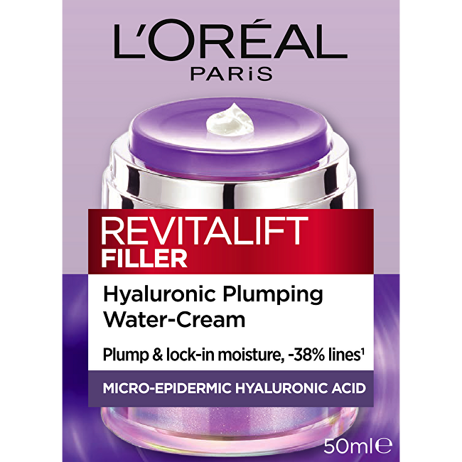 L'Oréal Paris  Hydratační krém Filler Hyaluronic Plumping Water-Cream 50 ml