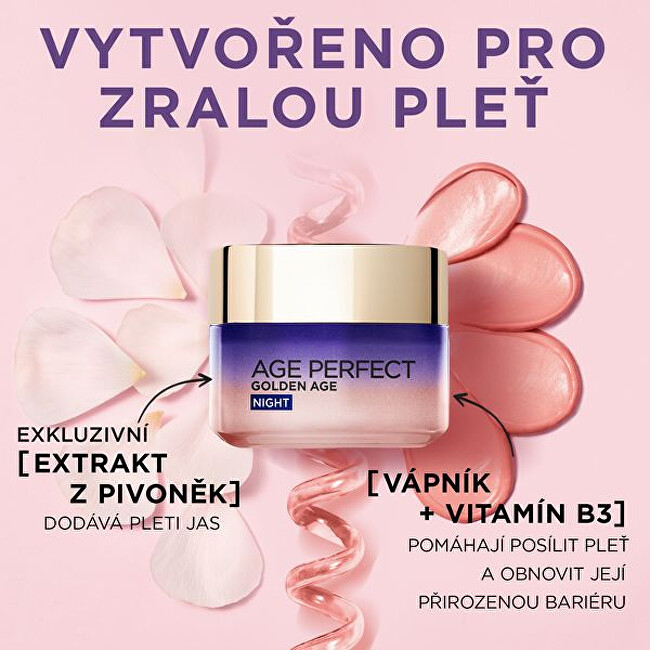 L'Oréal Paris  Noční krém Age Perfect Golden Age Reactivating Cooling Night Cream 50 ml