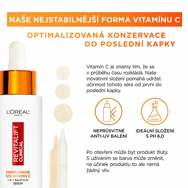 Pleťové sérum s čistým vitamínem C Revitalift Clinical (Serum) 30 ml