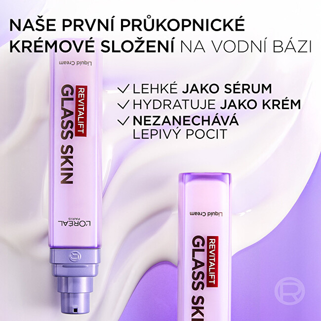 Pleťový krém na vodní bázi Glass Skin Liquid Cream 50 ml