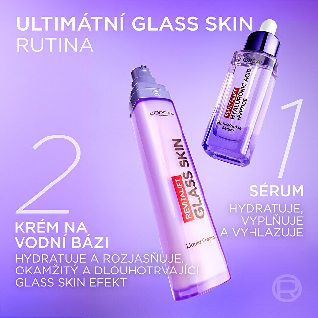 Pleťový krém na vodní bázi Glass Skin Liquid Cream 50 ml
