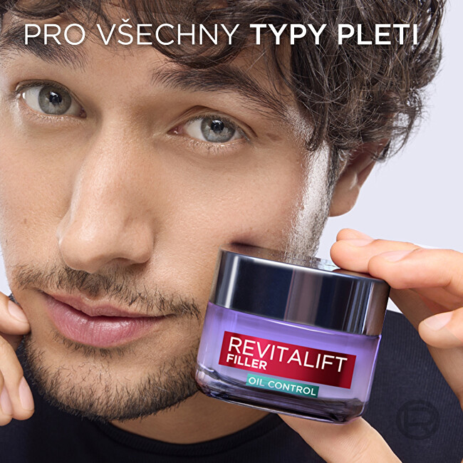 Pleťový krém pro mastnou pleť Revitalift Filler Oil Control (Cream) 50 ml