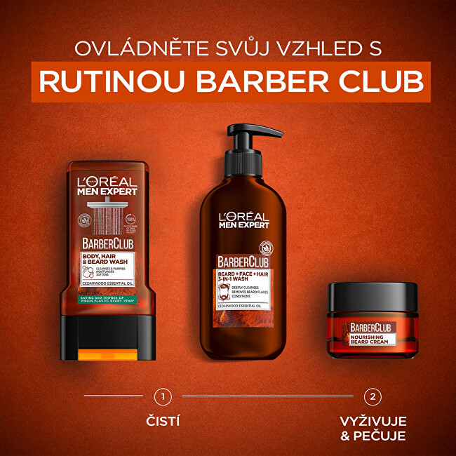 Vyživující krém na vousy Men Expert Barber Club (Nourishing Beard Cream) 50 ml