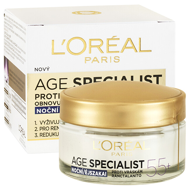 Loreal Age Specialist 55+ 50ml Öökreem näole thumbnail 2