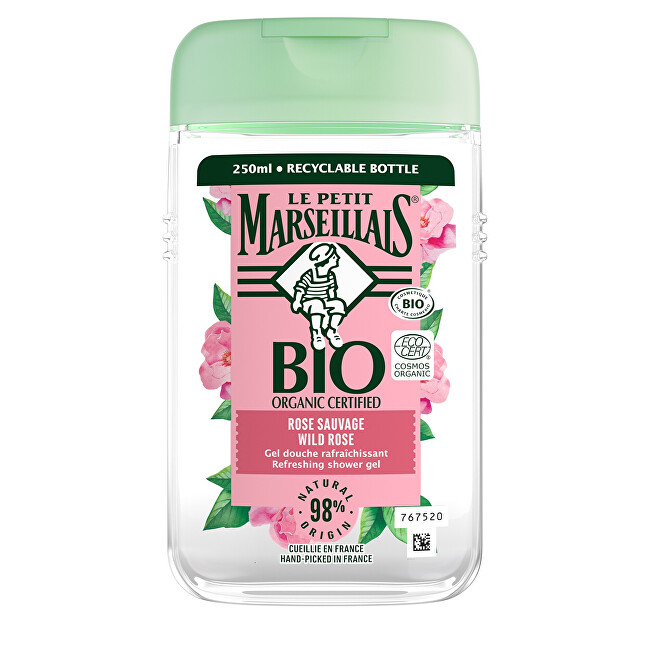 Bio Organic Certified Wild Rose Refreshing Shower Gel