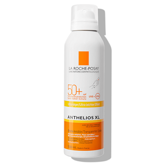 Osvěžující sprej na tělo s velmi vysokou ochranou SPF 50+ Anthelios XL (Ultra Light Invisible Mist) 200 ml