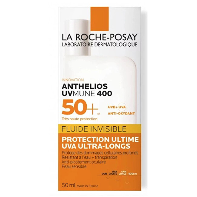 La Roche Posay Fluid na opalování SPF 50+ Anthelios UVMune 400 (Invisible Fluid) 50 ml