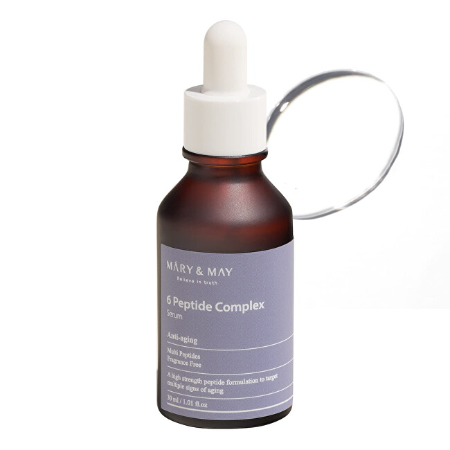 MARY & MAY Pleťové sérum s peptidmi 6 Peptide Complex (Serum) 30 ml Kórea