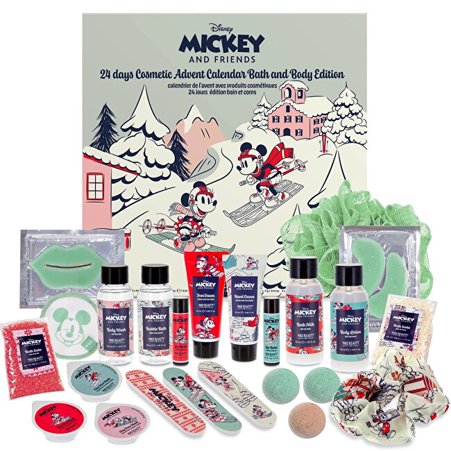 Mad Beauty Adventní kalendář Mickey Ski