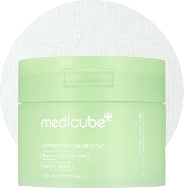 Medicube Zklidňující a hydratační tonizační tamponky pro citlivou a problematickou pleť Exosome Cica (Calming Pad) 100 ks
