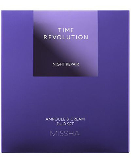 Dárková sada Time Revolution Night Repair Ampoule & Cream Duo