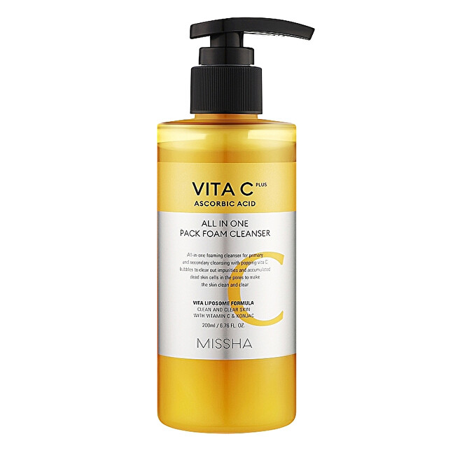 Missha Čisticí pěna Vita C Plus All In One Foam Cleanser 200 ml