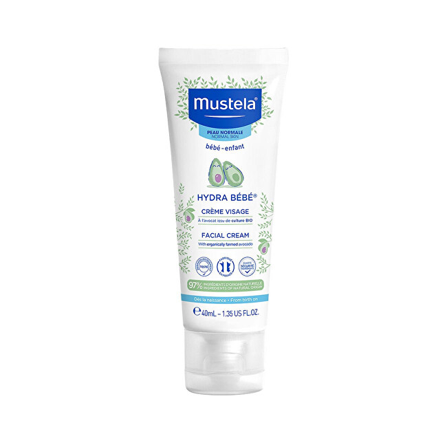 Mustela Dětský hydratační krém na obličej Hydrabebe (Facial Cream) 40 ml