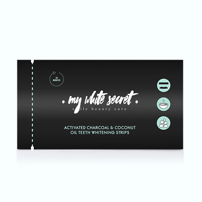 Bělicí pásky na zuby s aktivním uhlím Whitening Strips 14 ks