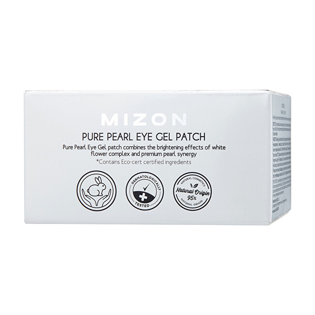 Prémiová oční hydrogelová maska s bílou perlou a diamantem na vrásky a rozjasnění pleti Pure Pearl (Eye Gel Patch) 60 ks x 1,4 g