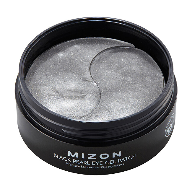 Prémiová oční hydrogelová maska s černou perlou a diamantem na vrásky a tmavé kruhy Black Pearl (Eye Gel Patch) 60 ks x 1,4 g
