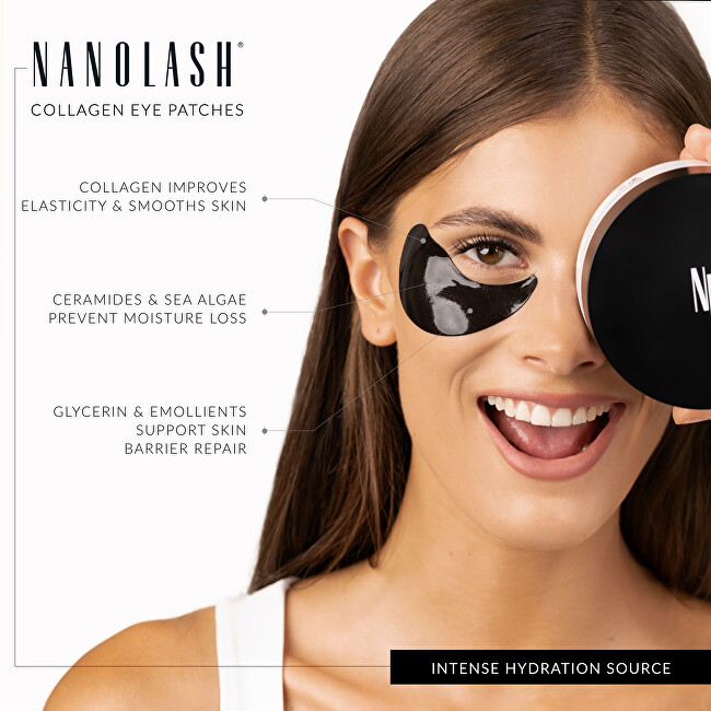 Nanolash Hydrogelové polštářky pod oči Collagen Eye Patches 60 ks
