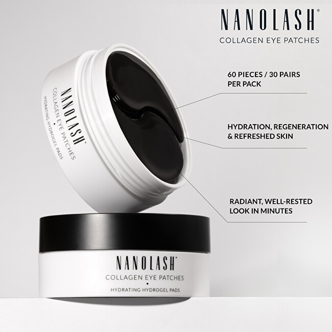 Nanolash Hydrogelové polštářky pod oči Collagen Eye Patches 60 ks