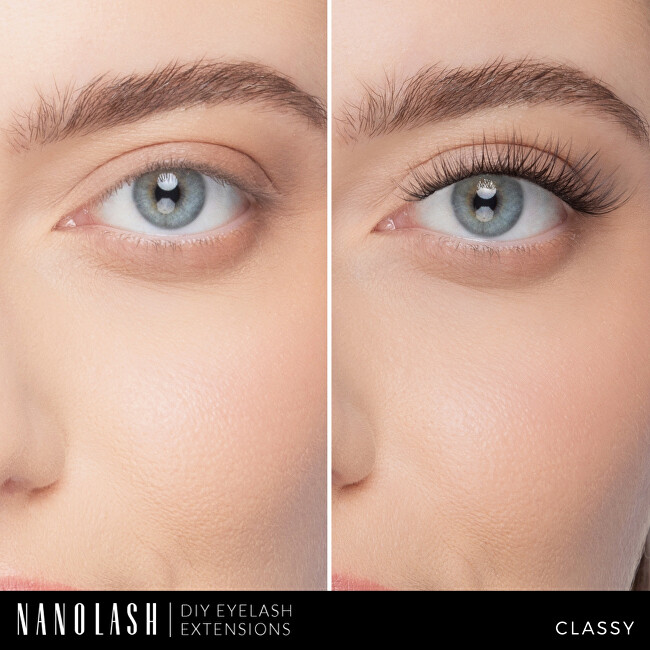 Nanolash Umělé trsové řasy Classy DIY Eyelash Extensions 36 ks