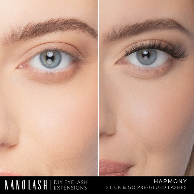 Nanolash Umelé riasy Harmony Stick & Go Pre-glued Lashes 36 ks