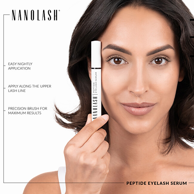 Nanolash Peptidové sérum na řasy Peptide Eyelash Serum 5 ml