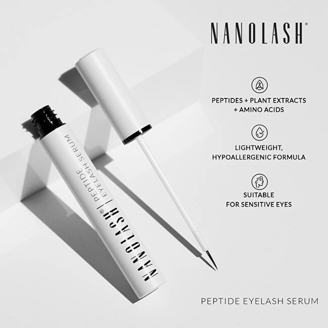 Nanolash Peptidové sérum na řasy Peptide Eyelash Serum 5 ml