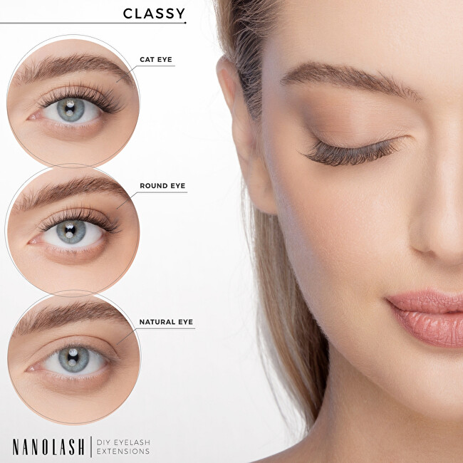 Nanolash Sada pro prodlužování řas Classy DIY Starter Kit