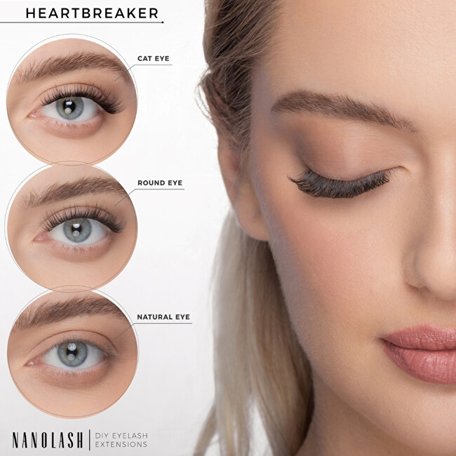 Nanolash Sada pro prodlužování řas Heartbreaker DIY Starter Kit