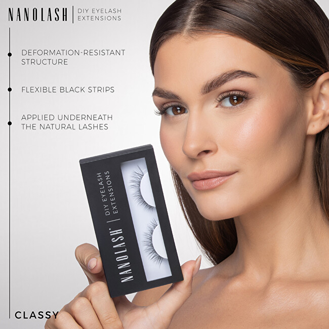 Nanolash Umělé trsové řasy Classy DIY Eyelash Extensions 36 ks