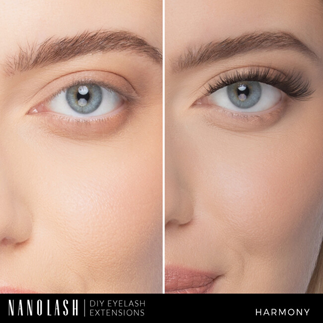 Nanolash Umělé trsové řasy Harmony DIY Eyelash Extensions 36 ks
