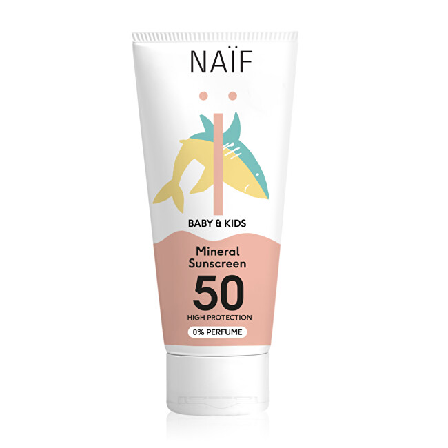 NAÏF Ochranný krém SPF 50 pro děti a miminka Mineral Sunscreen 100 ml