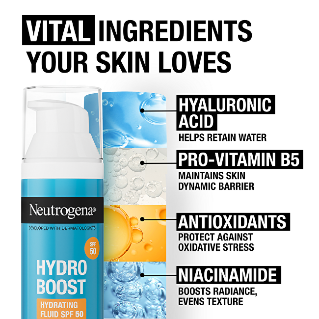 Hydratační pleťový fluid SPF 50 HydroBoost (Hydrating Fluid) 50 ml