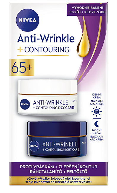 Dárková sada pro zlepšení kontur zralé pleti 65+ Anti-Wrinkle