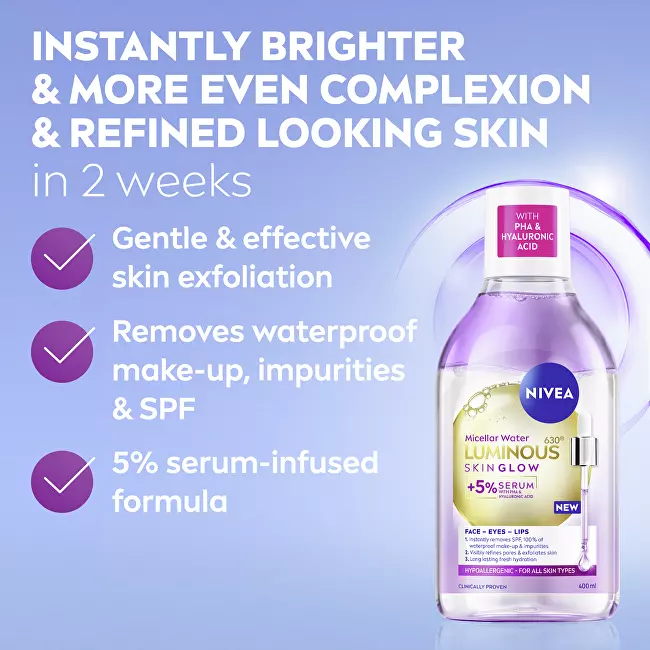 Micelární voda Luminous Skin Glow Micellar Water 400 ml