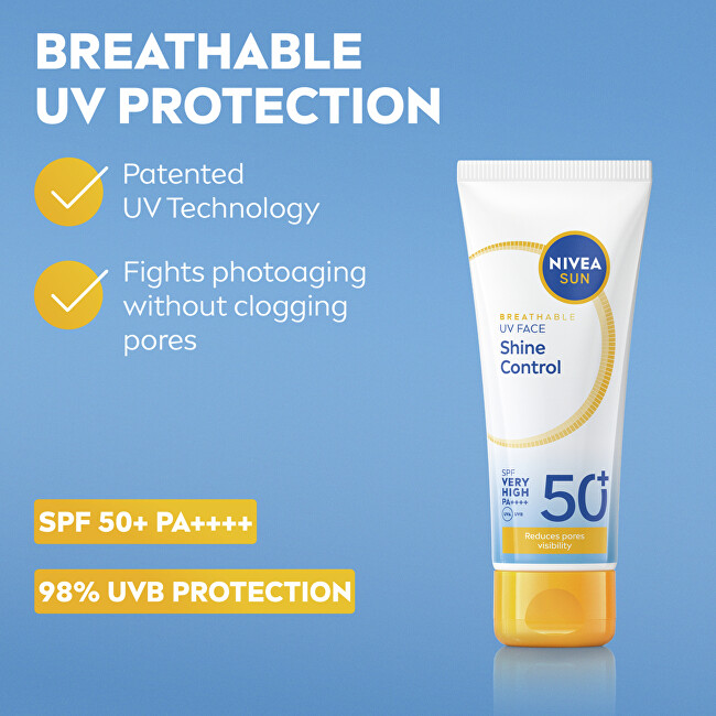 Ochranný pleťový krém Shine Control SPF 50+ 40 ml