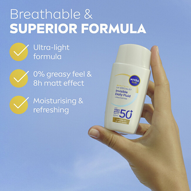 Pleťový krém Specialist Invisible Daily Fluid SPF 50+ 40 ml