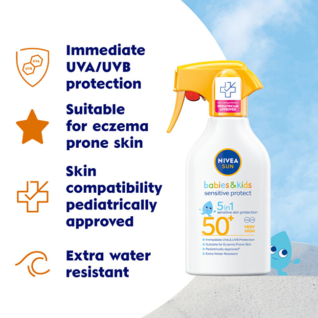 Sprej na opalování SPF 50+ Kids Sensitive Protect Spray 250 ml
