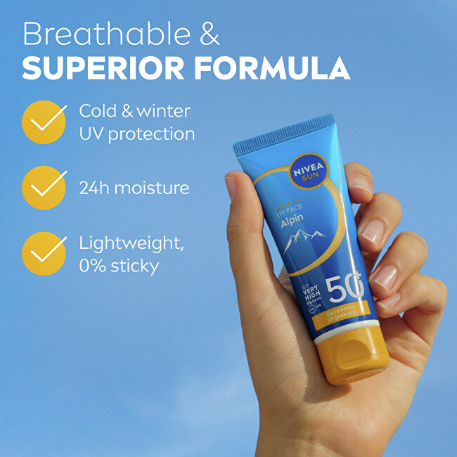 Krém na opalování SPF 50+ Alpin UV Face Cream 40 ml