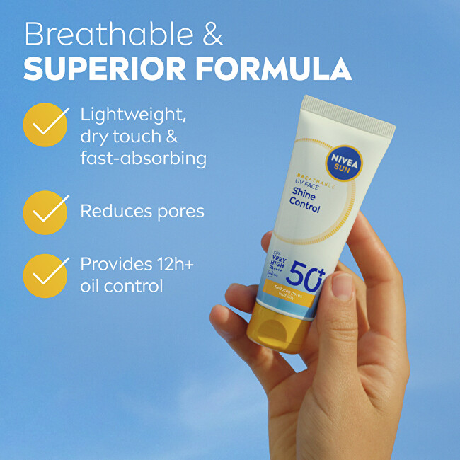 Ochranný pleťový krém Shine Control SPF 50+ 40 ml