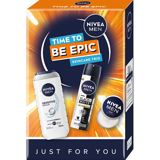 Nivea Darčeková sada pre mužov Time to Be Epic