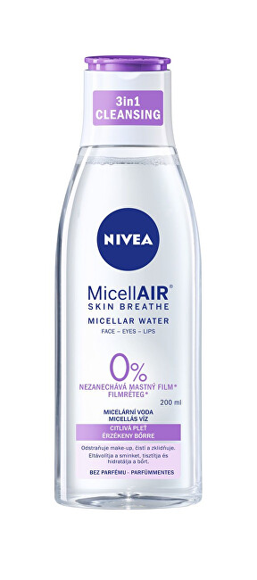 Nivea Zklidňující čisticí micelární voda 3 v 1 200 ml