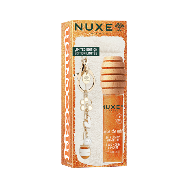 Nuxe Medová péče na rty s pouzdrem Rêve de Miel Gold Lip Care 10 ml