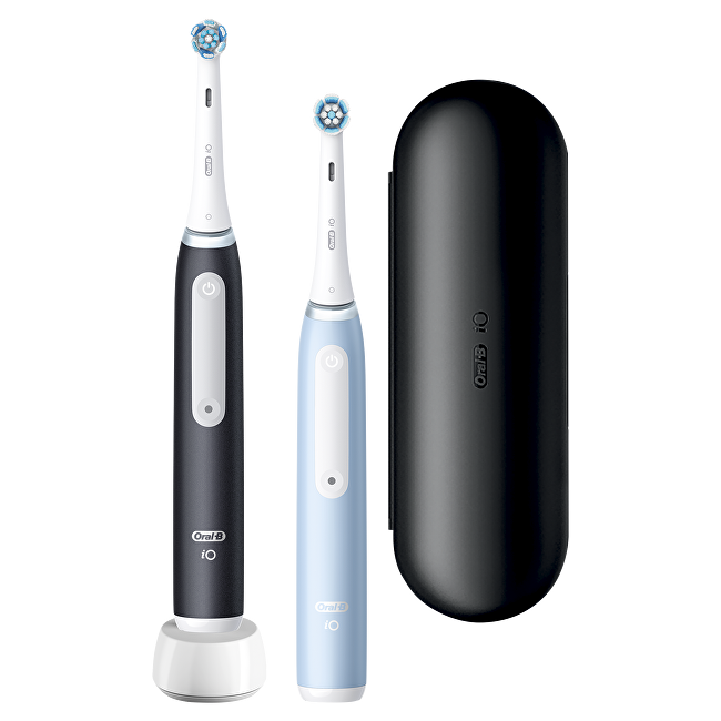 Elektrický kartáček Series iO 3 Duo Black/Ice Blue 2 ks