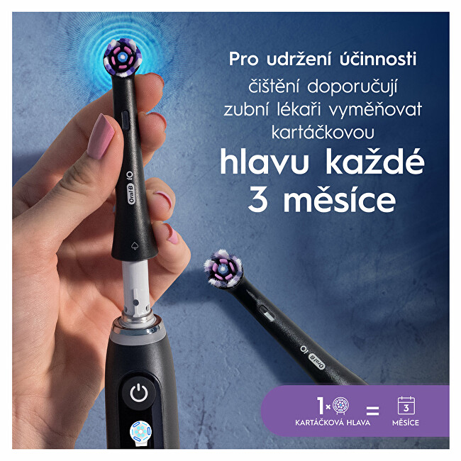 Náhradní kartáčkové hlavice iO Radiant White Black 4 ks