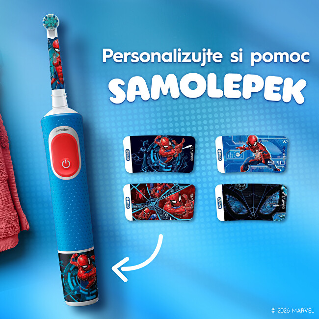 Oral B Elektrický zubní kartáček Vitality Pro Kids Spiderman